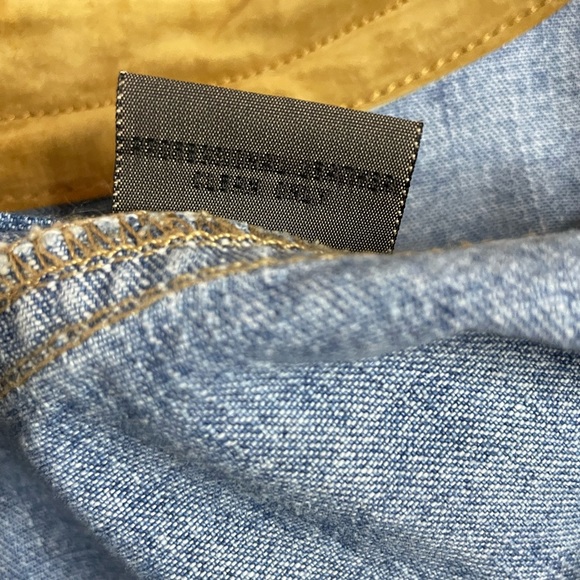Brandon Thomas Woman’s Lightweight Blue Jean/Suede Jacket Size Medium - Picture 8 of 8